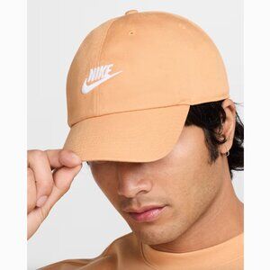 Nike Club Unstructured Futura Wash Cap Hat Copper Moon Adult L/XL
